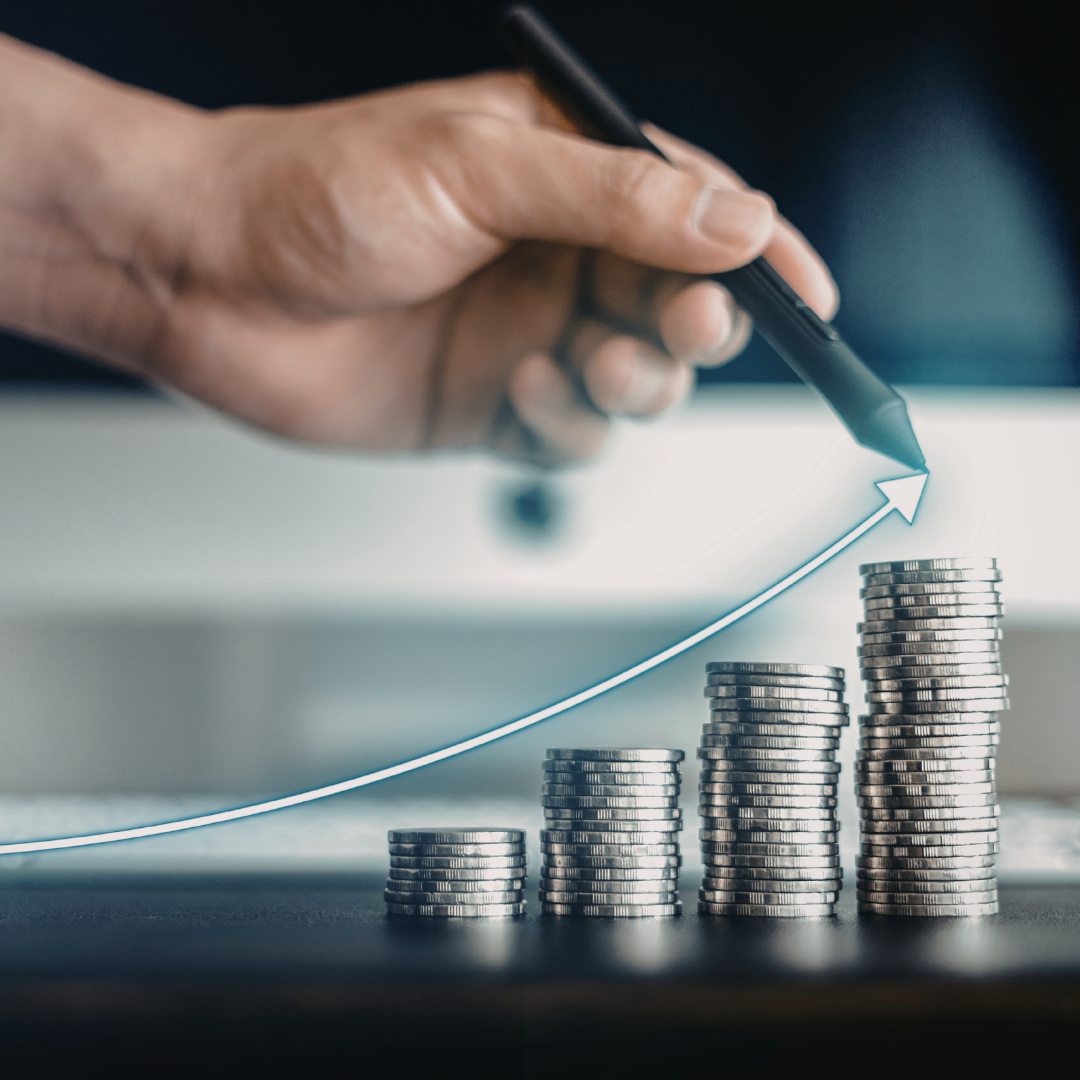 symbol rosnących kosztów